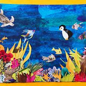 Mon projet du cours : Illustration d’histoires avec du papier. Un proyecto de Ilustración tradicional, Collage, Papercraft, Ilustración infantil, Creatividad con niños y Narrativa de Christine Mosaïque - 20.10.2022