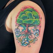 My project for course: Watercolor-Style Tattoo Techniques: Creating Art on Skin . % Faith Wynn tarafından hazırlanan Geleneksel illüstras, on, Tablo, Sulubo, a Resim, Ve Dövme Tasarımı projesi - 12.15.2022