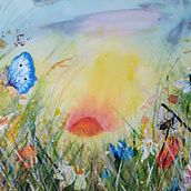My project for course: Illustrating the Natural World with Watercolor and Charcoal. Traditional illustration, Painting, and Naturalistic Illustration project by Edit Mason - 01.04.2023