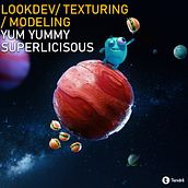 Yum Yummy Superlicious. Game Design, Game Development, Animation, 3D Design, and 3D Modeling project by Marcelo Souza aka Kumodot - 10.23.2022
