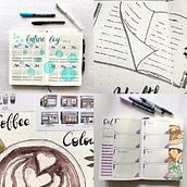 My project for course: Creative Bullet Journaling for Productivity. Een project van Traditionele illustratie, Craft,  Belettering, DIY,  H, lettering y Management En Productiviteit van Belly Lau - 23.10.2022