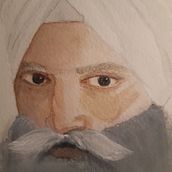 Il mio progetto del corso: Ritratto artistico ad acquerello. Fine Arts, Painting, Watercolor Painting, and Portrait Drawing project by Assunta Maria - 10.23.2022