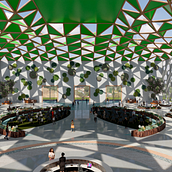Área de lobby para una plataforma de eventos virtuales / Lobby Area for a Virtual Event Platform. Interior Design, and ArchVIZ project by Rosserly Fuenmayor Hernandez - 09.03.2022