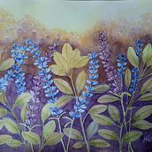 Mein Abschlussprojekt für den Kurs: Negative Aquarelltechniken zur botanischen Illustration. Traditional illustration, Watercolor Painting, and Botanical Illustration project by heidrunknoch - 08.01.2022