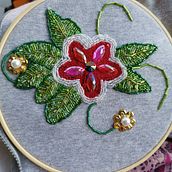 Mijn project van de cursus: Modeborduren: versier je kleding met kralen. Fashion Design, Embroider, DIY, Upc, cling, and Textile Design project by Erika De Rocker - 10.23.2022