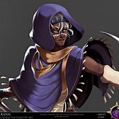 Aidin The Thief: Concept art for character design and worldbuilding course. Traditional illustration, Character Design, Digital Illustration, Concept Art, Digital Drawing, and Digital Painting project by lu4n4gui4r - 10.21.2022