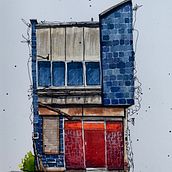 My project for course: Expressive Architectural Sketching with Colored Markers. Sketching, Drawing, Architectural Illustration, Sketchbook & Ink Illustration project by Mayela Lameda-Lyver - 10.16.2022