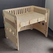 Mi proyecto del curso: Introducción al diseño de mobiliario con router CNC. Furniture Design, Making, Industrial Design, Product Design, and Woodworking project by saludaacesar - 05.23.2022