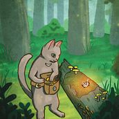 My project for course: Illustrating Fantastical Animals with Procreate. Traditional illustration, Character Design, Drawing, Digital Illustration, Stor, telling, and Narrative project by Anna Davy - 10.22.2022