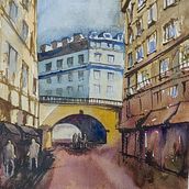 My project for course: Architectural Illustration with Watercolor. Traditional illustration, Sketching, Drawing, Watercolor Painting, Architectural Illustration, and Sketchbook project by Mircea G - 10.22.2022