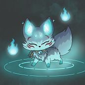 Japanese Fox. Un progetto di Illustrazione tradizionale, Arte concettuale e Character design di Lydia López Franquet - 24.10.2022