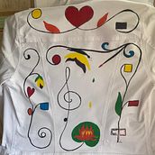 Il mio progetto del corso: Introduzione alla pittura a mano su vestiti. Artesanato, Pintura, DIY, Upc, cling, e Design têxtil projeto de Paola Cervi - 24.10.2022