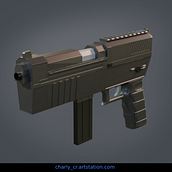 Mi proyecto del curso: Creación de props realistas para videojuegos (Pistola Modular). Un projet de 3D, Modélisation 3D, Jeux vidéo , et Conception de jeux vidéo de inquisidor_140 - 22.10.2022