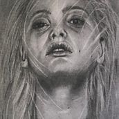 My project for course: Artistic Charcoal Portraiture: Creating Atmosphere. Een project van Traditionele illustratie,  Beeldende kunst,  Tekening,  Portrettekening, Realistische tekening y  Artistieke tekening van Charles Booker - 25.10.2022