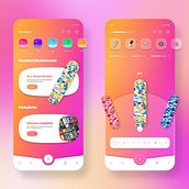 Skate Store — App Design. App Design, Graphic Design, Interactive Design, and UX / UI project by Marko Shiba - 10.09.2022