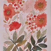 Mon projet du cours : Aquarelle florale créative : renouez avec la nature. Een project van Traditionele illustratie, Schilderij, Aquarelschilderen y  Botanische illustratie van isabelle.chretien.happe - 25.10.2022