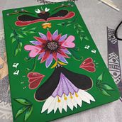Mi proyecto del curso: Introducción a la ilustración floral con acrílico . % Lorena Arteche tarafından hazırlanan Geleneksel illüstras, on, Güzel sanatlar, Tablo, Çizim, Akrilik Bo, ama, Botanik İllüstras, Ve on projesi - 10.25.2022