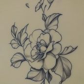 Il mio progetto del corso: Tatuaggio botanico con puntinismo con macchinetta a bobina. Traditional illustration, Tattoo Design, and Botanical Illustration project by jova_stoicevic - 10.25.2022