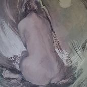 My project for course: Contemporary Drawing of the Human Figure. Traditional illustration, Fine Arts, Drawing, Acr, lic Painting, Figure Drawing, and Artistic Drawing project by Meta - 10.25.2022