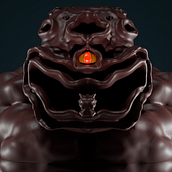 The That (Clay monster). Design, Motion Graphics, 3D, Animation, Character Design, Fine Arts, and Game Design project by Raúl García Paredes - 10.25.2022