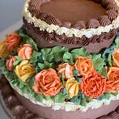 My project for course: Decorative Buttercream Flowers for Cake Design. Design, and DIY project by พิชญ์สินี หอมนาน - 10.25.2022