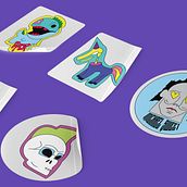 Stickers . Projekt z dziedziny Trad, c, jna ilustracja, Projektowanie graficzne i  Reklama użytkownika Nery Castillo - 07.07.2022