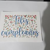 Tarjeta de cumpleaños. Een project van Traditionele illustratie y  Belettering van Teresa Campos - 26.10.2022