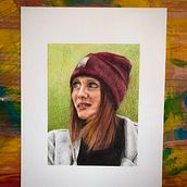 Realistisches Porträt mit Buntstiften. Pencil Drawing project by ramona_werner - 10.26.2022