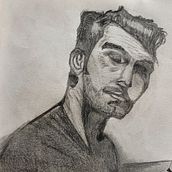 My project for course: Artistic Portrait Drawing: Capture Authentic Expressions. Traditional illustration, Fine Arts, Sketching, Pencil Drawing, Drawing, Portrait Drawing, Realistic Drawing, Artistic Drawing, and Figure Drawing project by David Morgan - 10.26.2022