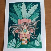 Mi proyecto del curso: Técnicas de ilustración con acuarela y gouache. Traditional illustration, Fine Arts, Painting, Watercolor Painting, Children's Illustration, and Gouache Painting project by Stefania Gomez Ledesma - 10.26.2022