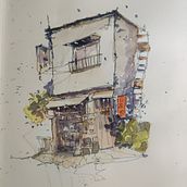 My project for course: Expressive Architectural Sketching with Colored Markers Ein Projekt aus dem Bereich Skizzenentwurf, Architektonische Illustration, Sketchbook, Illustration mit Tinte und Zeichnung von vishal_rane - 27.10.2022