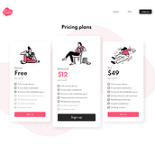 Meditation app landing page. UX / UI, Web Design, Mobile Design, Digital Design, App Design, and Digital Product Design project by michalrosiak90 - 10.26.2022