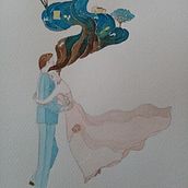 Il mio progetto del corso: Tecniche ad acquerello per illustrazioni da sogno. Watercolor Painting, Traditional illustration, Drawing, and Editorial Illustration project by laurabatzu - 10.27.2022