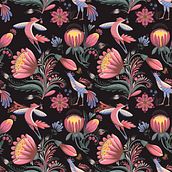 Seamless patterns. Digital & Hand drawn elements.. Un progetto di Illustrazione tradizionale, Graphic design e Pattern design di Olena Terzi - 21.10.2022