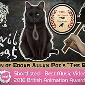 Evil Cat - Animated Music Video - Adaptation of Edgar Allan Poe's "The Black Cat". Un progetto di Animazione, Cinema, Direzione artistica, Cinema, video e TV e Musica di Tom Yates - 10.09.2015