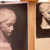 Drawing classes at the Victorian Artists Society School with Robert Kelly. Arts, Crafts, Painting, Fine Arts, Pencil Drawing, Drawing, Sketching, and Creativit project by Gregory Cooper - 10.28.2022