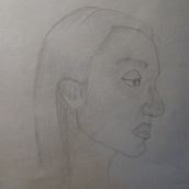 Mi proyecto del curso: Sketchbook de retrato: explora el rostro humano. Sketching, Drawing, Portrait Drawing, Artistic Drawing, and Sketchbook project by coniv2301 - 10.28.2022