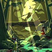 My project for course: Fantastical Illustrations with Procreate. Traditional illustration, Digital Illustration, and Digital Drawing project by Libre de Lobos - 10.28.2022