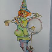 Mijn project van de cursus: Ontwerp expressieve karakters met aquarel en kroontjespen. Un progetto di Illustrazione tradizionale, Character design, Pittura, Bozzetti, Disegno, Pittura ad acquerello, Stor, telling, Disegno artistico, Illustrazione infantile e Narrativa di bavo_heleu - 28.10.2022