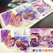 My project for course: Modern Urban Sketching Techniques with Mixed Media. Un progetto di Illustrazione tradizionale, Pittura, Illustrazione architettonica e Illustrazione con inchiostro di chryssy - 27.10.2022
