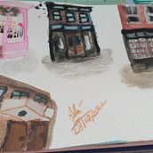 Mi proyecto del curso: Sketchbook pictórico en gouache. Traditional illustration, Sketching, Drawing, Architectural Illustration, Sketchbook, and Gouache Painting project by Alex Valpla - 11.02.2022