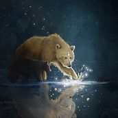 Mein Abschlussprojekt für den Kurs: Digitale Fantasy-Tierillustration für Anfänger. Traditional illustration, Drawing, Digital Illustration, Digital Drawing, and Digital Painting project by Lisa Brenk - 10.29.2022