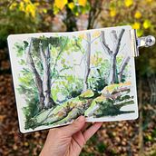 Landscapes inspired by the course "Expressive Architectural Sketching with Colored Markers". Un proyecto de Bocetado, Dibujo, Ilustración arquitectónica, Sketchbook e Ilustración con tinta de Eva - 29.10.2022