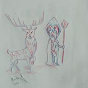 Mi proyecto del curso: Diario de dibujo: crea personajes fantásticos. Un proyecto de Diseño de personajes, Bocetado, Dibujo, Sketchbook e Ilustración tradicional de Mariana Cervantes - 29.10.2022