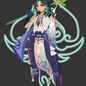 Xiao from Genshin Impact . % Karen Aleman tarafından hazırlanan Dijital İllüstras, Ve on projesi - 01.08.2022