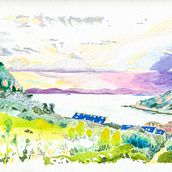 Mi proyecto del curso: Sketchbook de paisajes: la espontaneidad del color. Sketching, Creativit, Pencil Drawing, Drawing, and Sketchbook project by iguazelcz - 10.29.2022