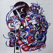 Nocturne. Projekt z dziedziny  R, sunek, Trad, c i jna ilustracja użytkownika Lucía Raba Tortosa - 30.10.2022