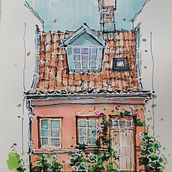 My project for course: Expressive Architectural Sketching with Colored Markers. Sketching, Drawing, Architectural Illustration, Sketchbook & Ink Illustration project by Monica Darelle Ramos - 10.30.2022