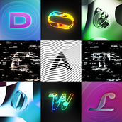 My project for course: Type Design with Procedural Animation Techniques. Design, Animação, Design gráfico, Design digital, Desenho tipográfico, Teoria da cor, e Tipografia cinética projeto de chezzard - 26.10.2022