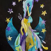 Mi proyecto del curso: Ilustración artística con tinta china y acuarela. Un progetto di Illustrazione tradizionale, Disegno, Pittura ad acquerello e Illustrazione con inchiostro di Estefania Alarcon - 27.10.2022